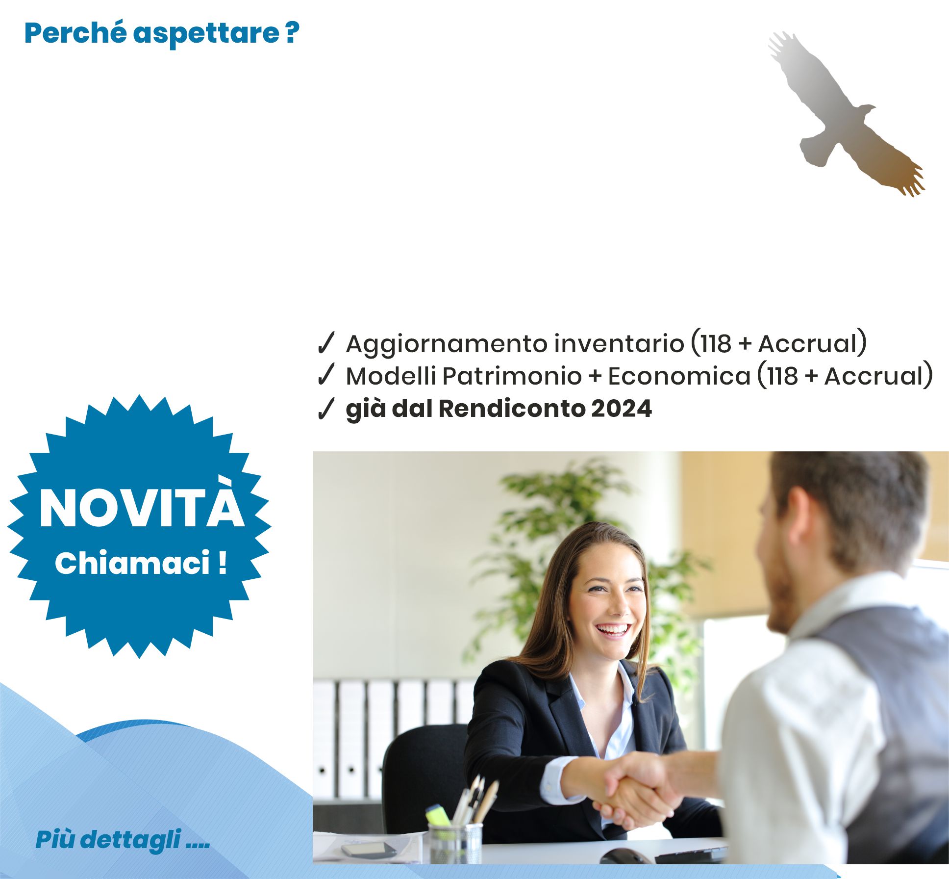 Banner servizio integrato Aggiornamento inventario + Contabilità accrual 2024